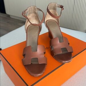 Hermes Legend Wedge Sandals